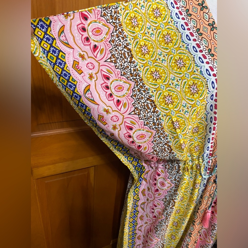 NWOT Unbranded Multicolor Bohemian Kimono - Picture 5 of 5